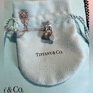 NWOT Tiffany purse charm necklace 16-18”